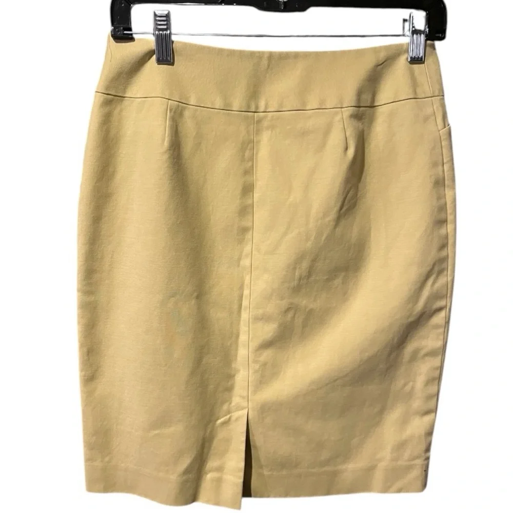 Halogen‎ Nordstrom Pencil Knee Length Skirt Light Green Size 4 Career Casual